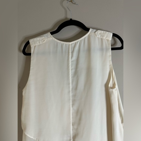 Selected Femme White MISSO SL DRESS Button-down size 4 (size 36 EU) - Picture 5 of 8
